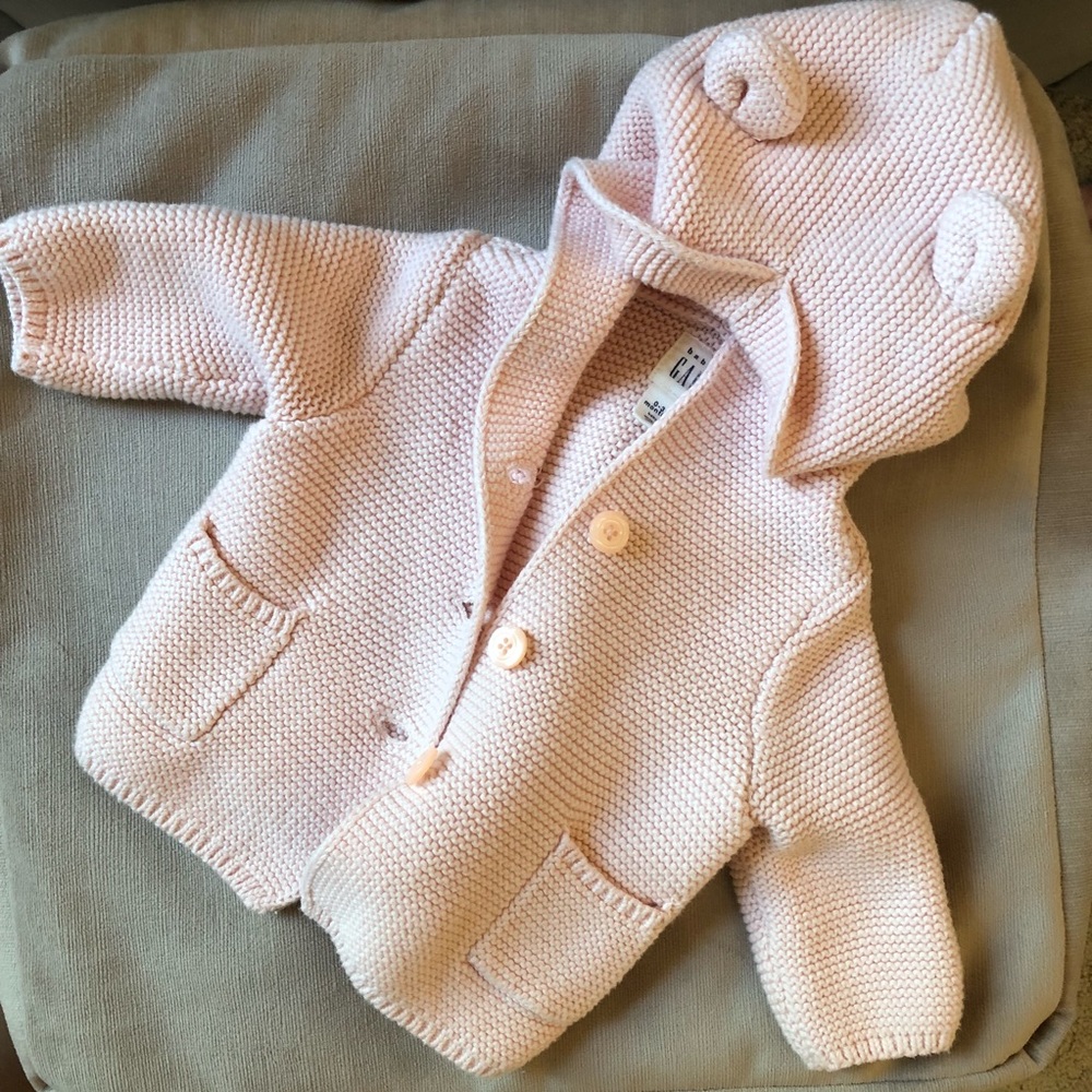 Baby Gap pink knit sweater